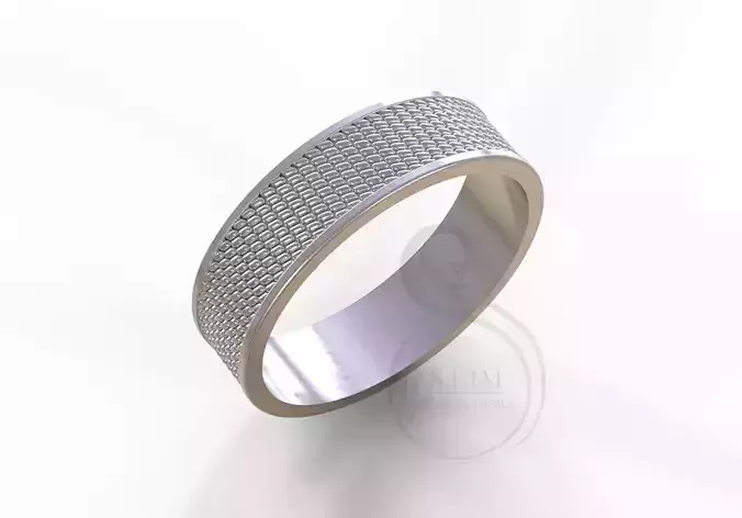 Thread wedding ring 3D print model
