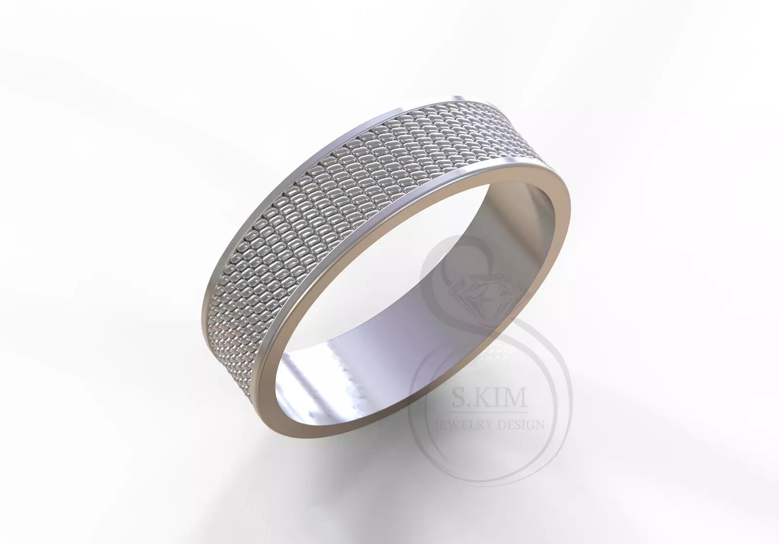 Thread wedding ring 3D print model
