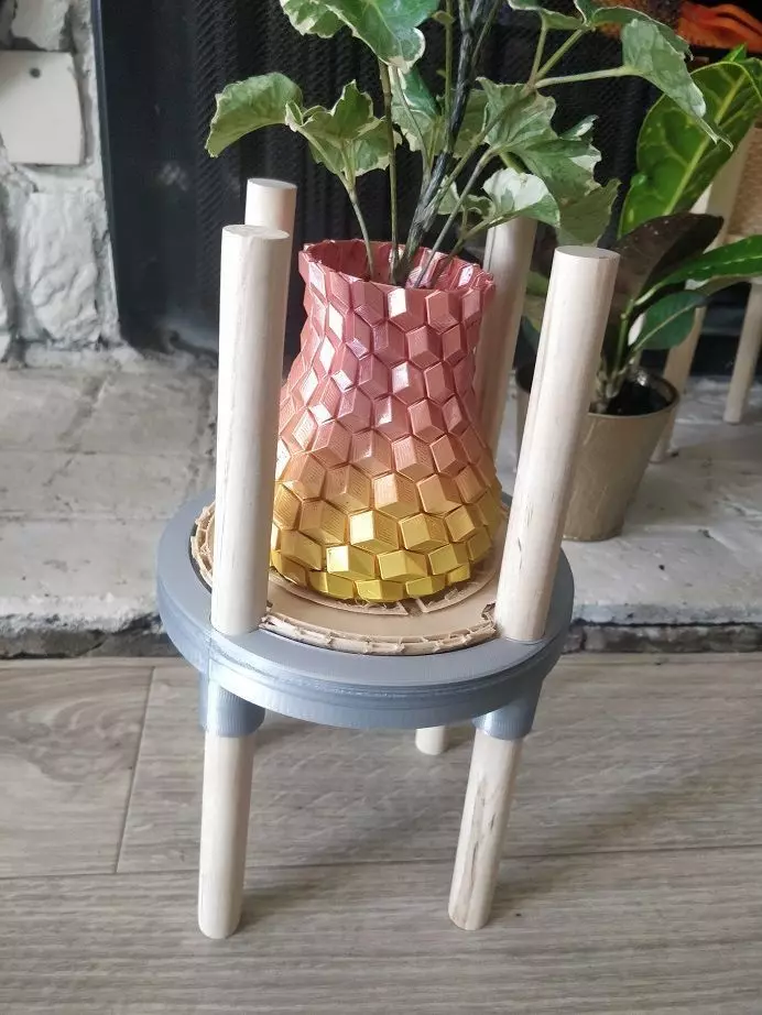 Vase Stand modern style - 3d printed 3D print model