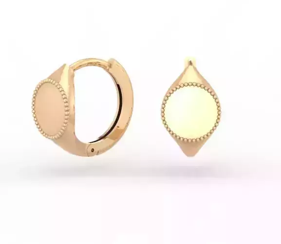 minimalism hoop earrings gold