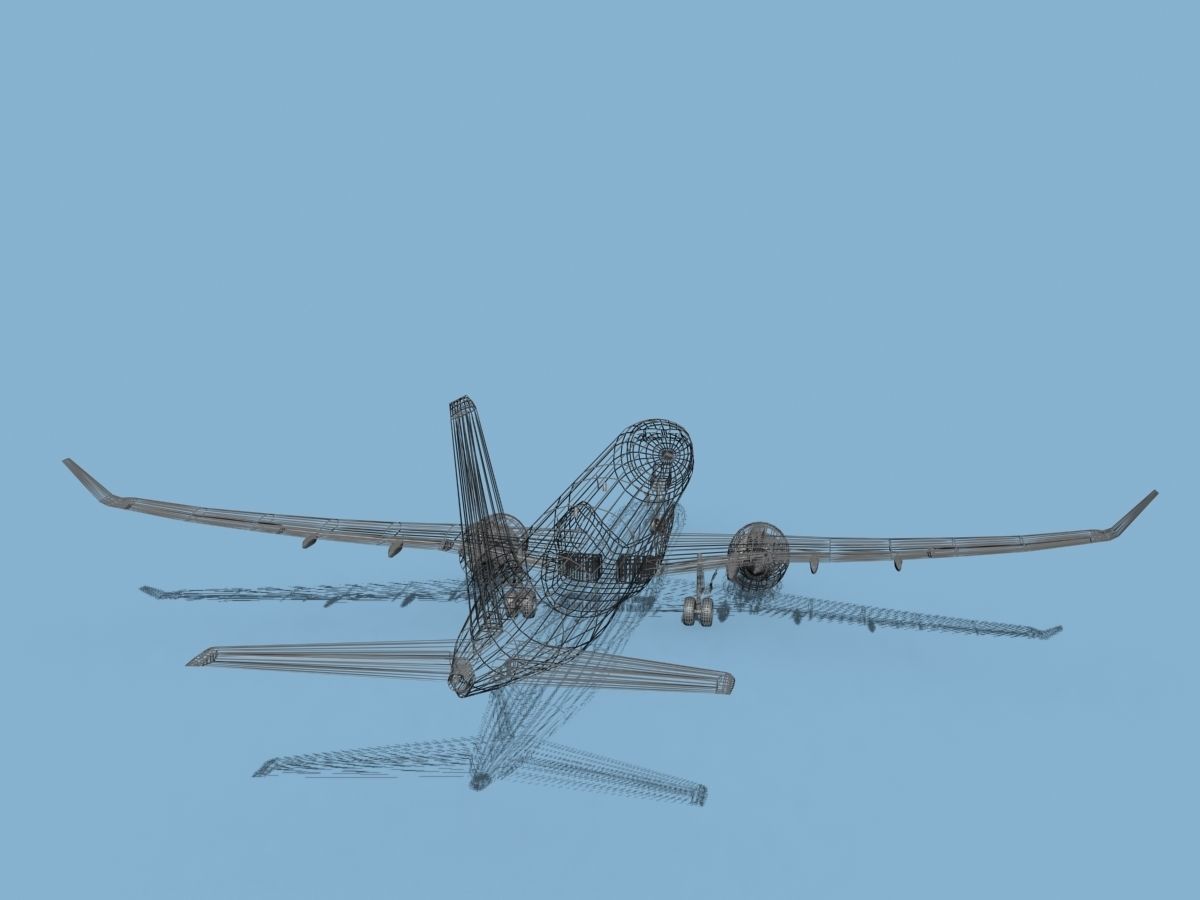 Airbus A320-300 Frontiers America 3D model_15
