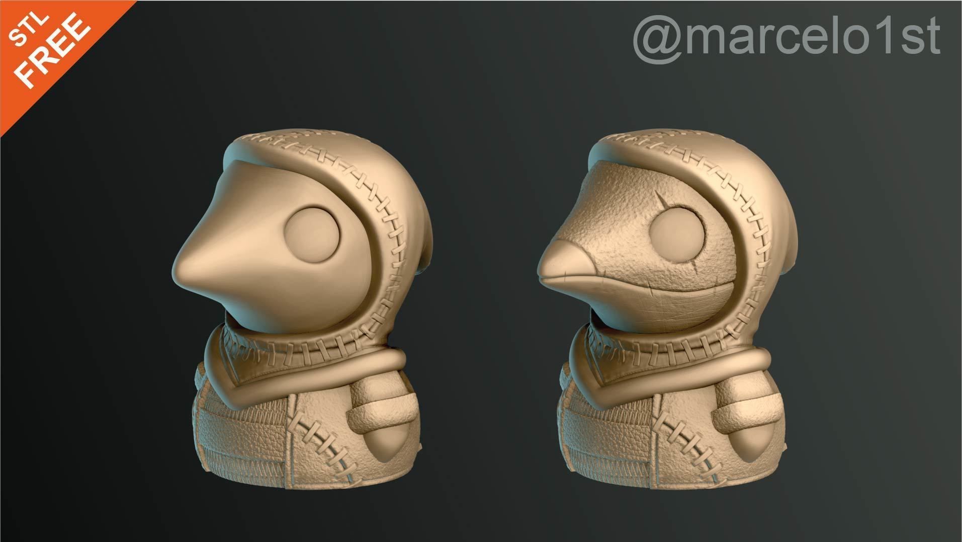 Plague Doctor Halloween Decoration Free 3D print model_9