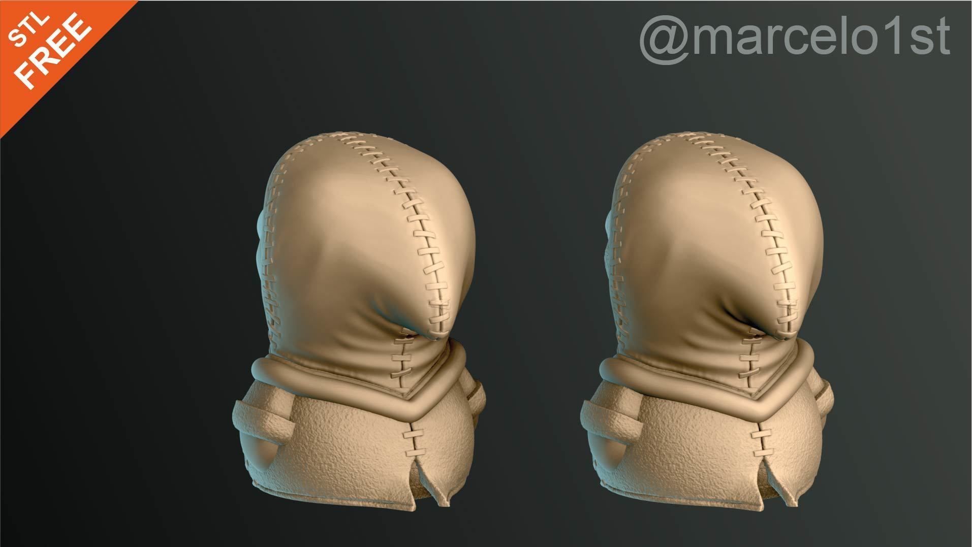 Plague Doctor Halloween Decoration Free 3D print model_6