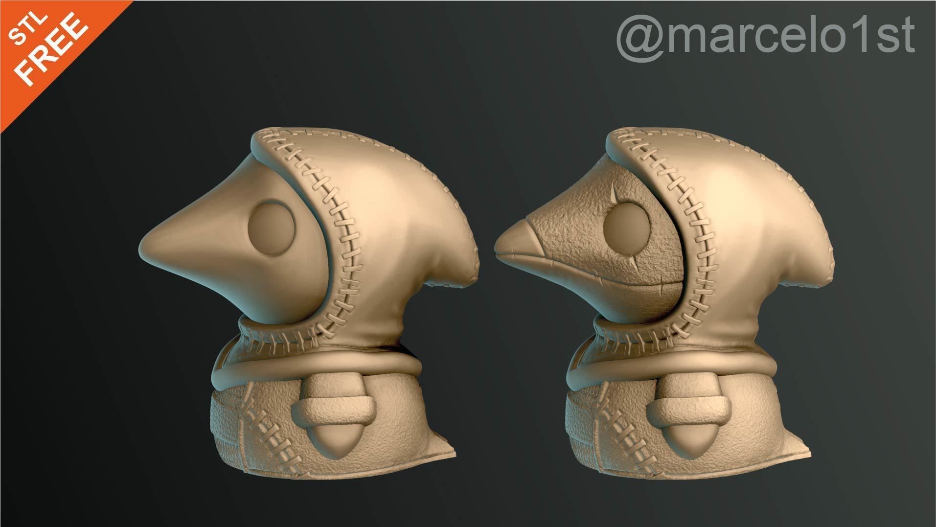 Plague Doctor Halloween Decoration Free 3D print model_8