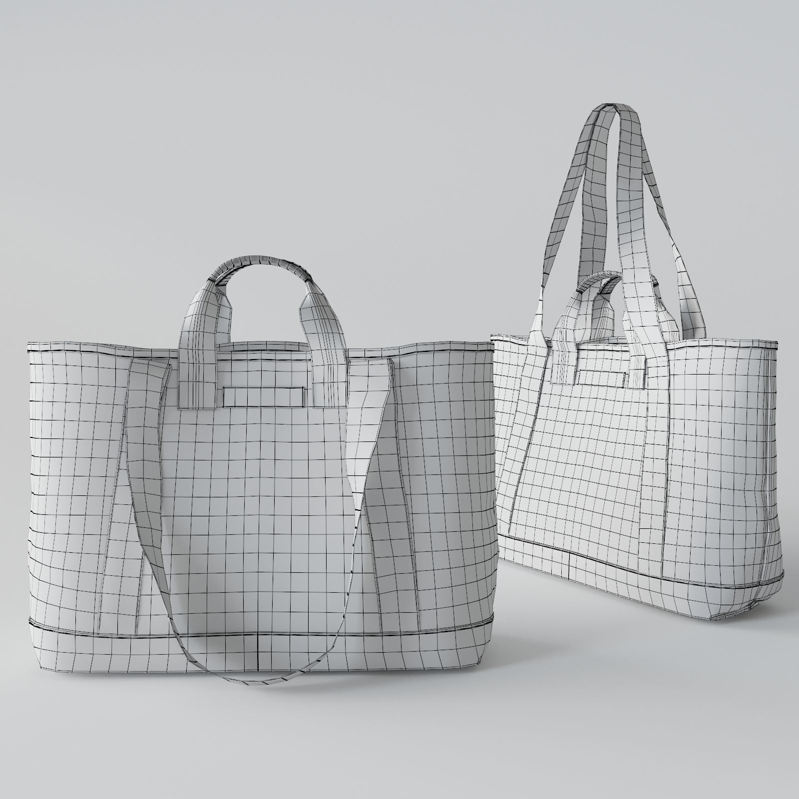 Men bag 3D model_2