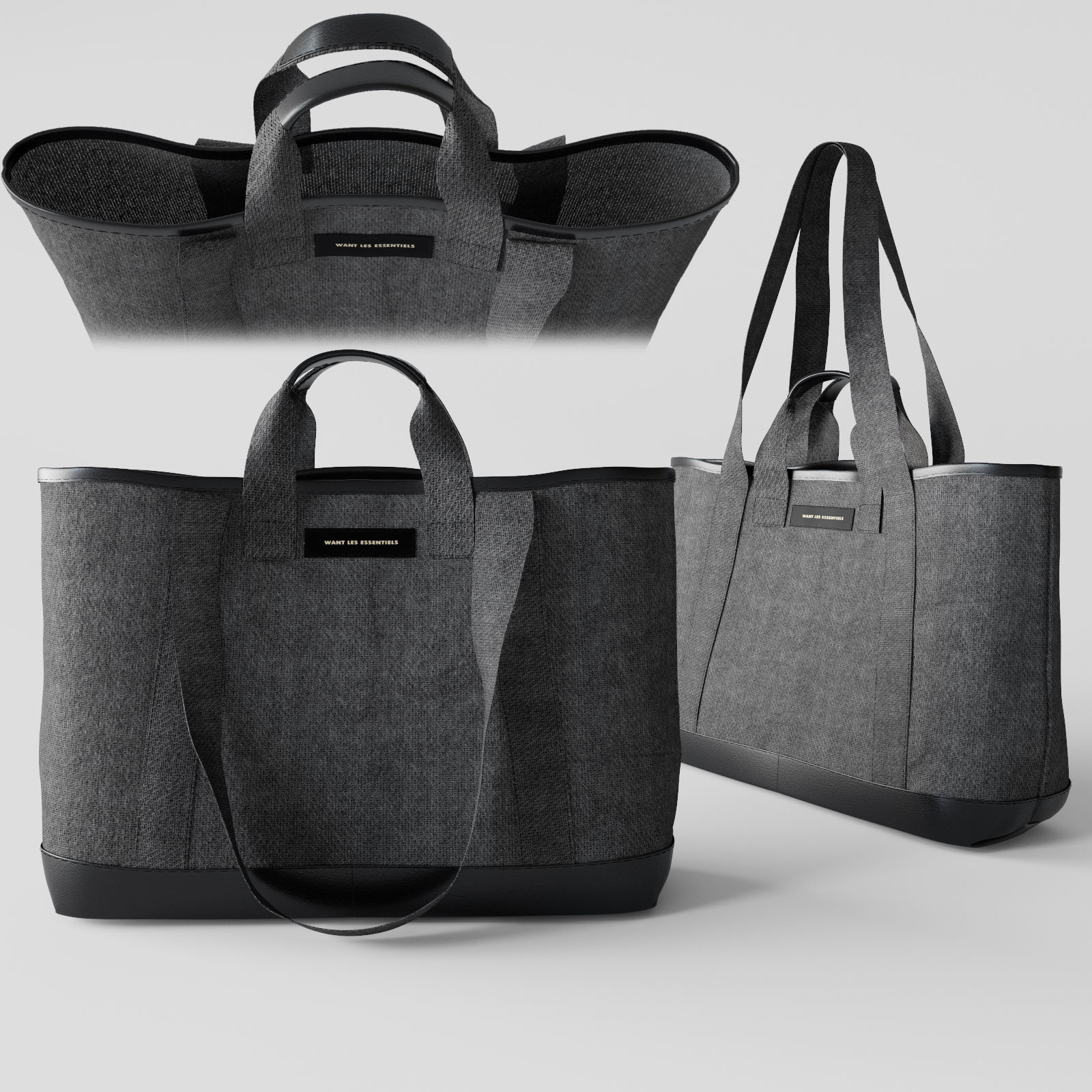 Men bag 3D model_1