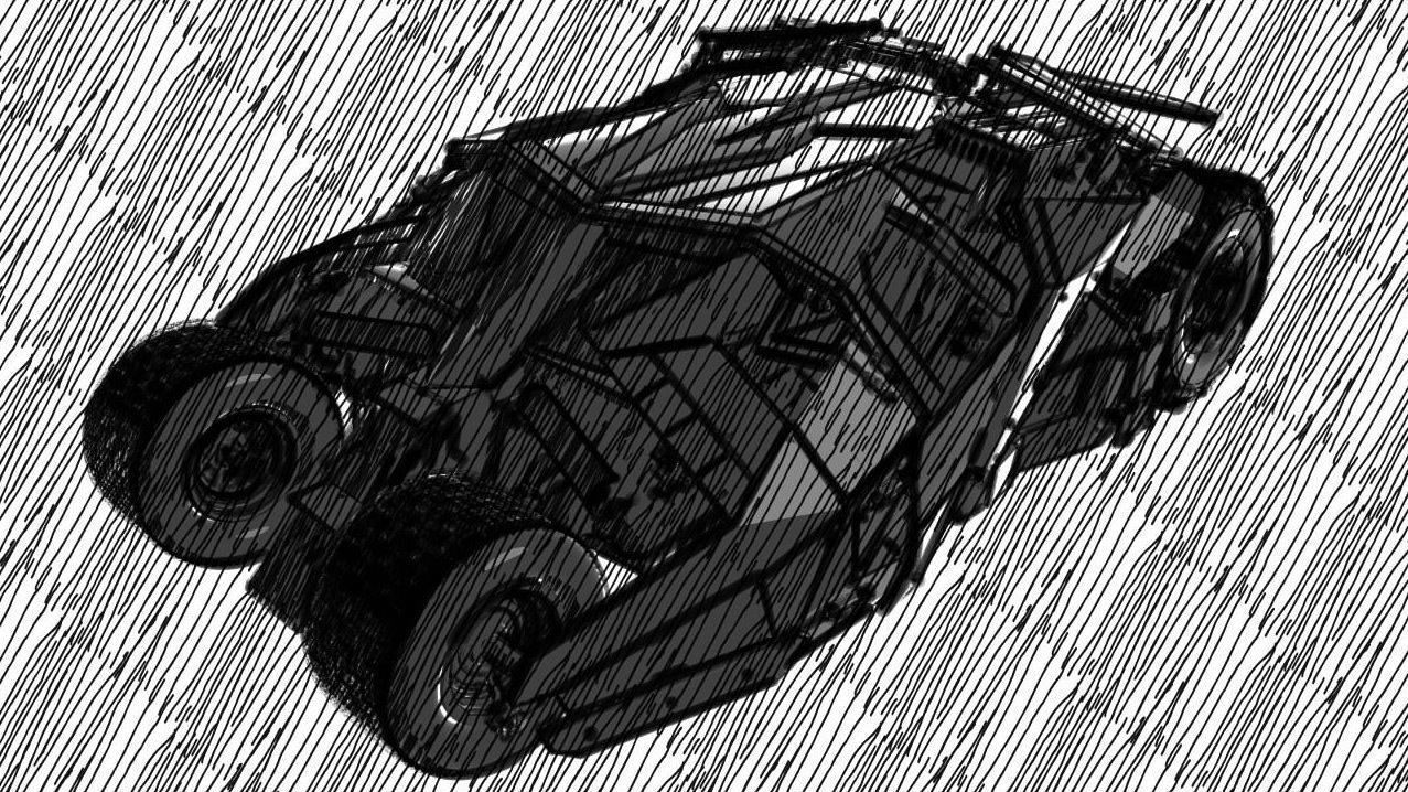 Batmobile Tumbler 3D model 3D model_11