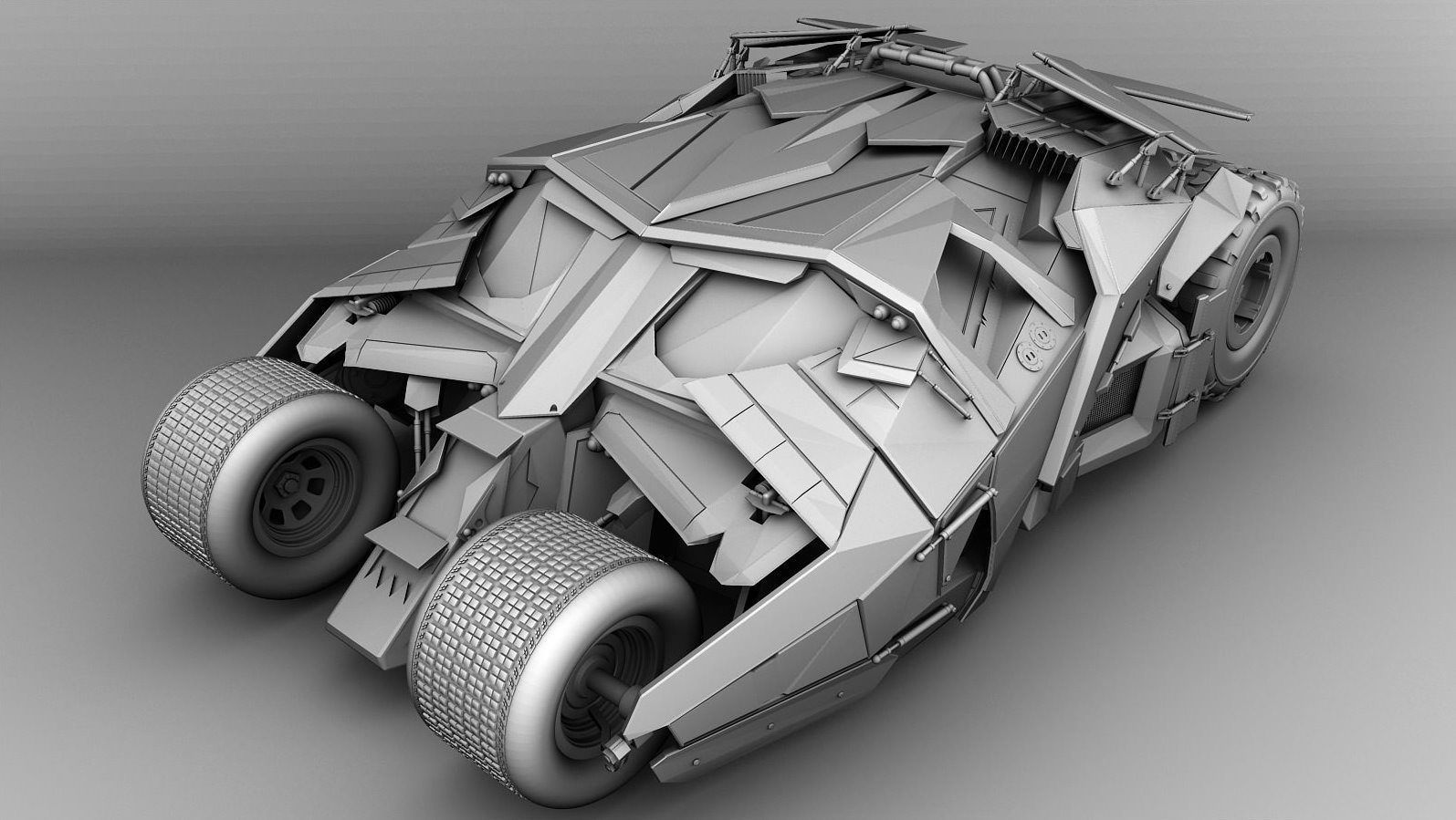 Batmobile Tumbler 3D model 3D model_9