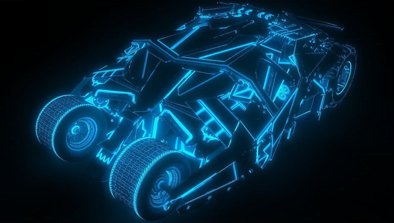 Batmobile Tumbler 3D model 3D model_8