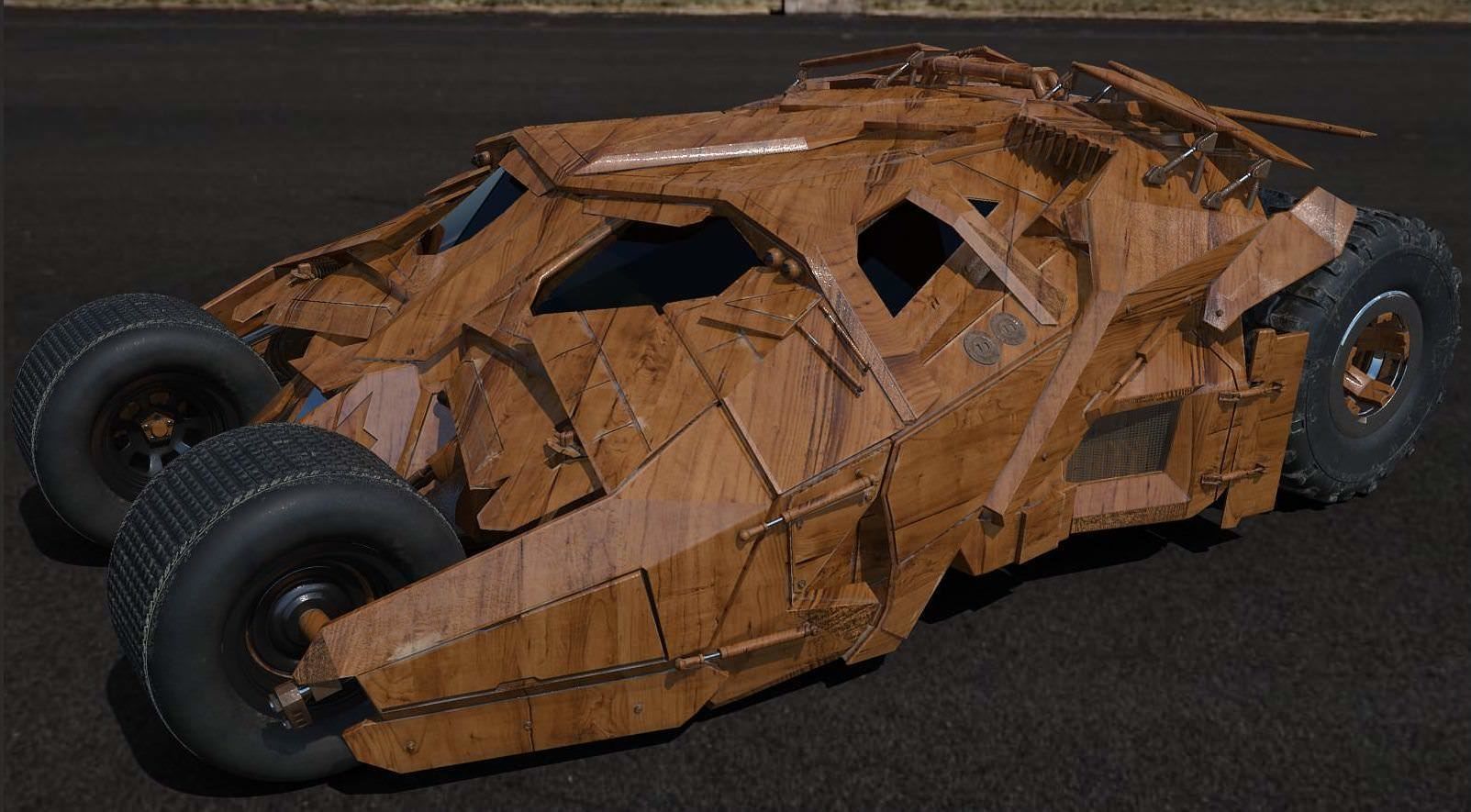 Batmobile Tumbler 3D model 3D model_5