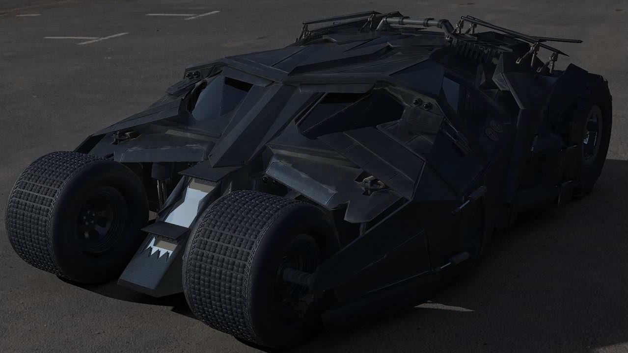 Batmobile Tumbler 3D model 3D model_1
