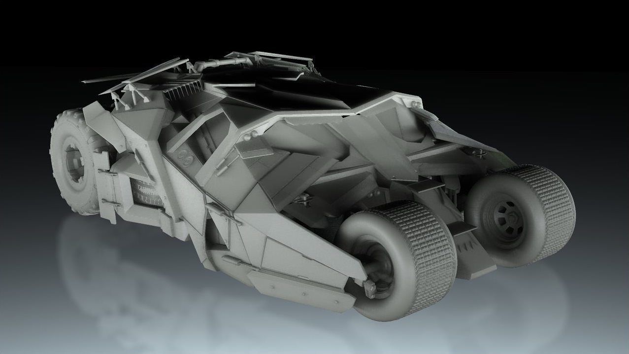 Batmobile Tumbler 3D model 3D model_4