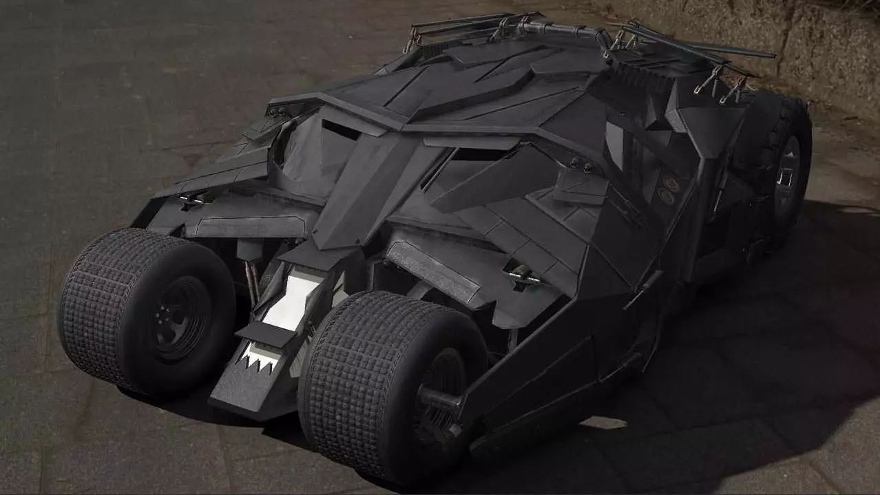 Batmobile Tumbler 3D model 3D model_0
