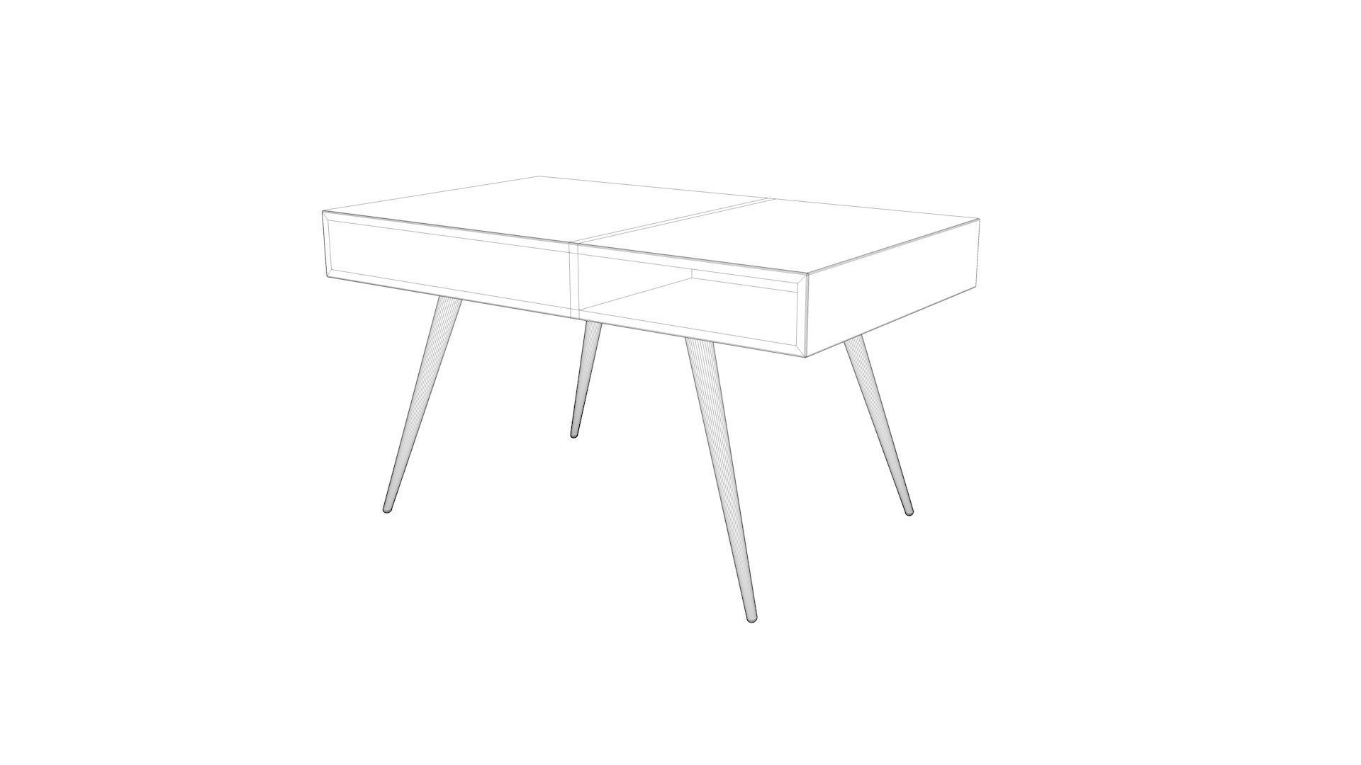 Cabinet Shelf and Credenza Collection 3D model_10