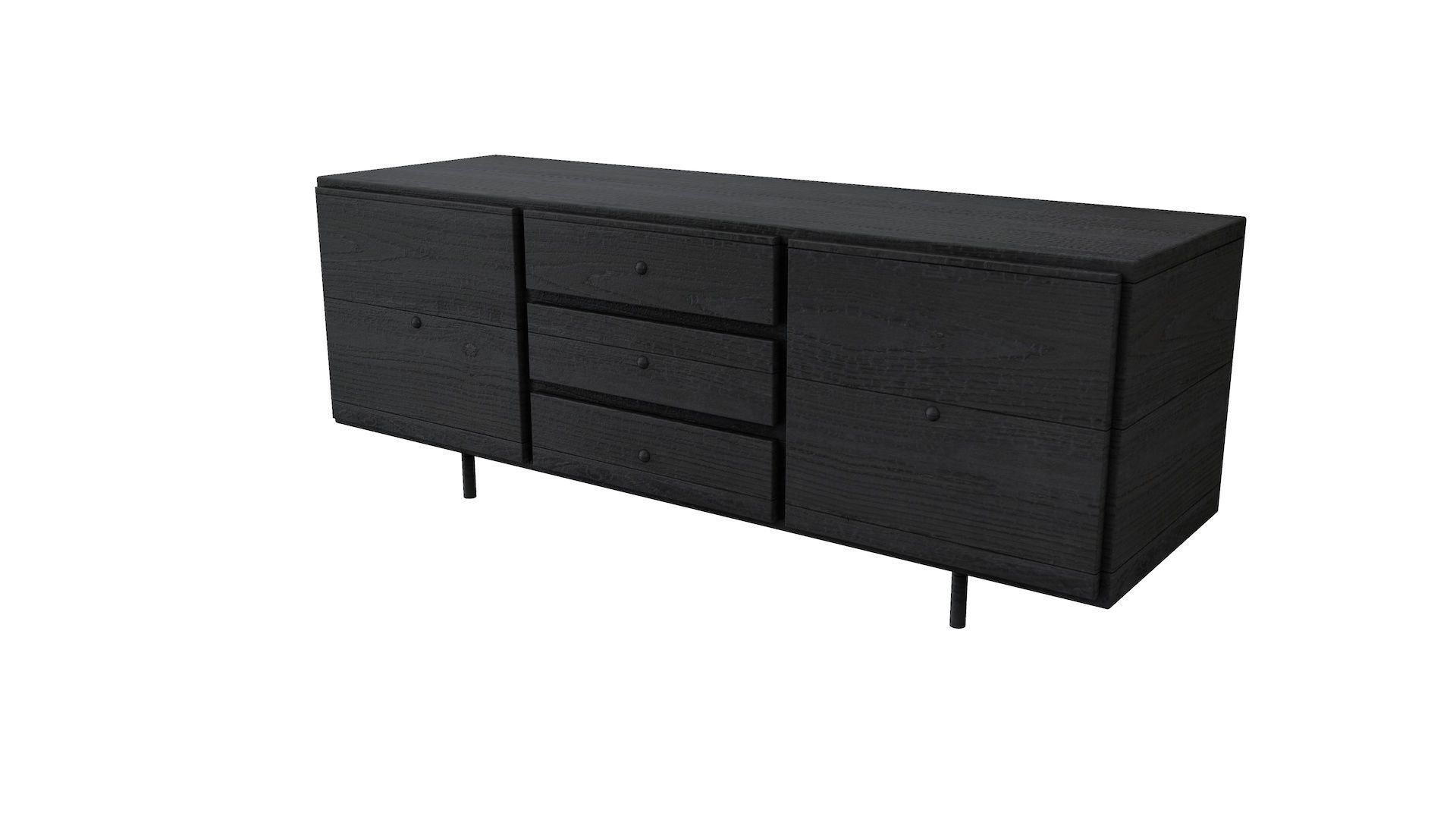 Cabinet Shelf and Credenza Collection 3D model_5