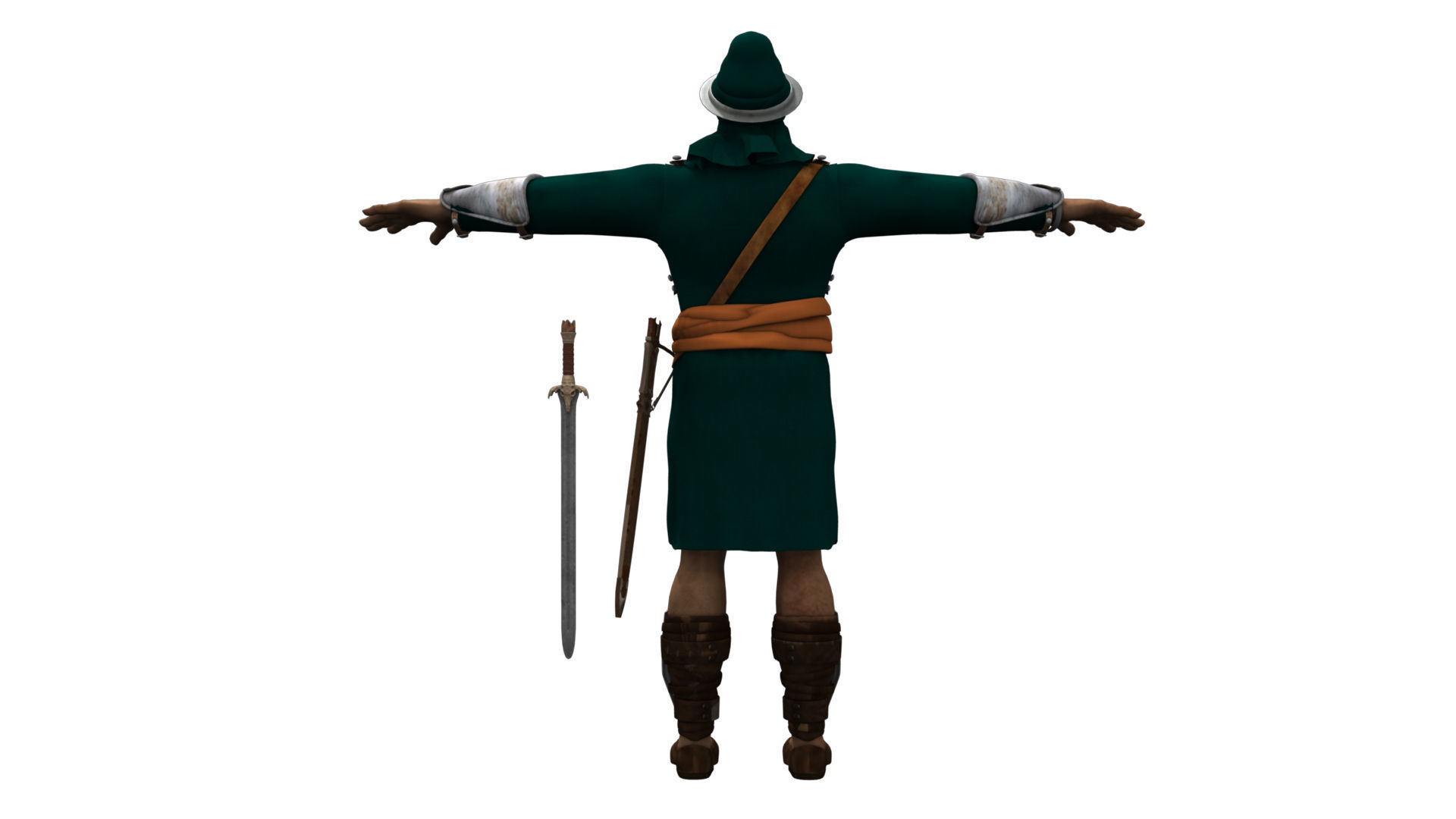 Banda Singh Bahadur warrior 3d model 3D model_5