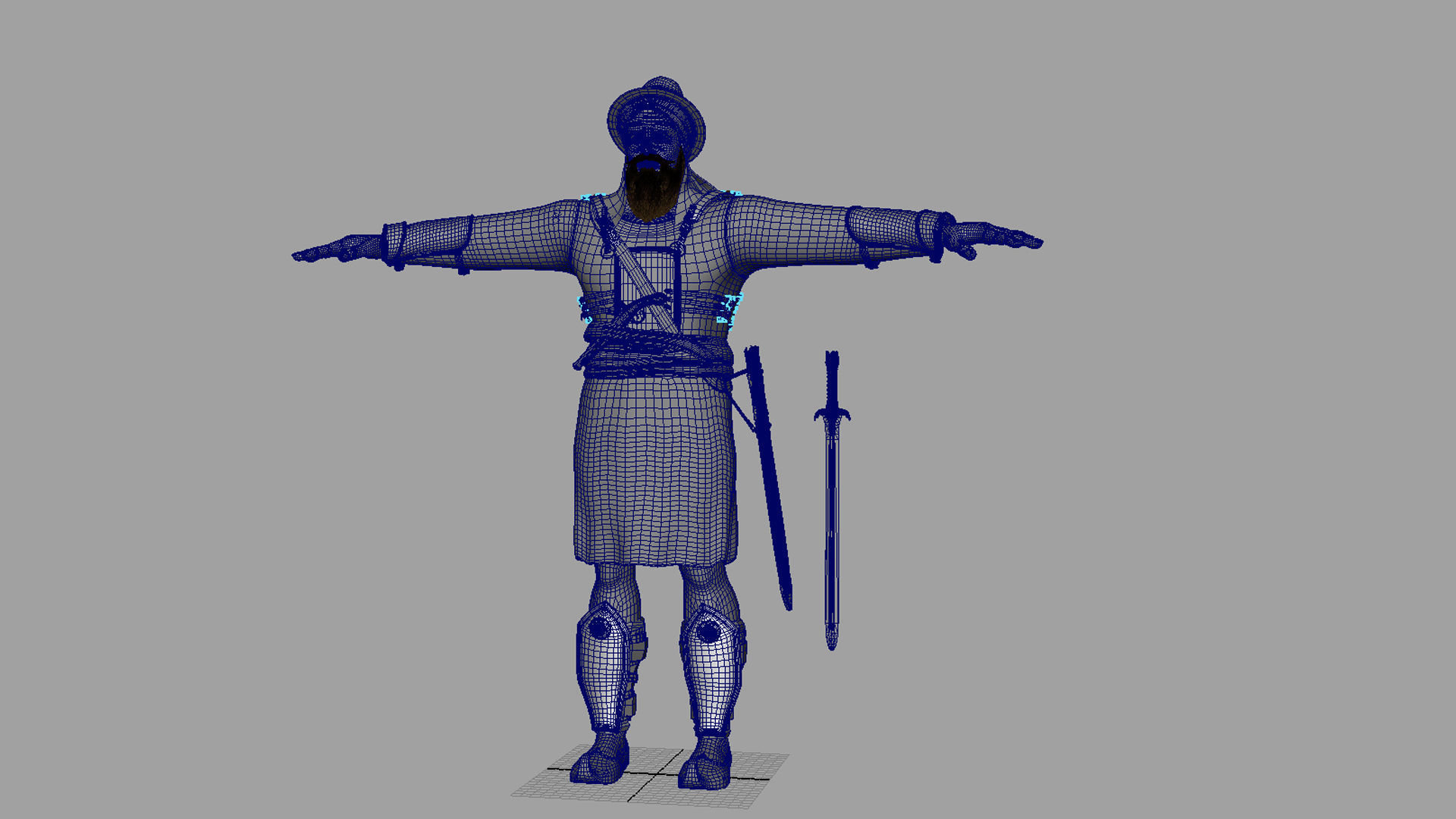 Banda Singh Bahadur warrior 3d model 3D model_10