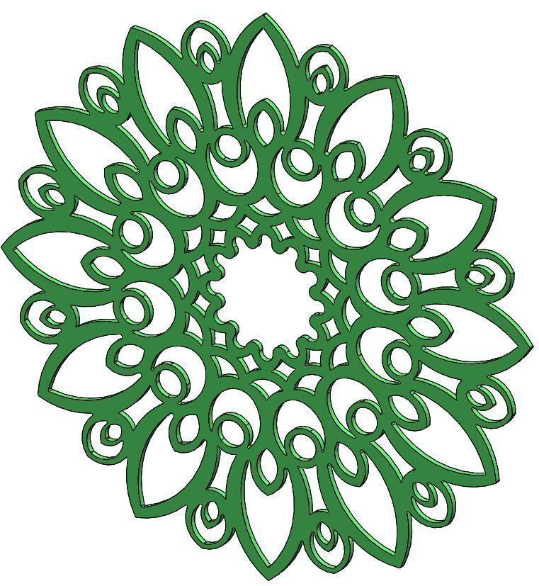 3D Part for Design or CNC Cut - X18 3D model_1