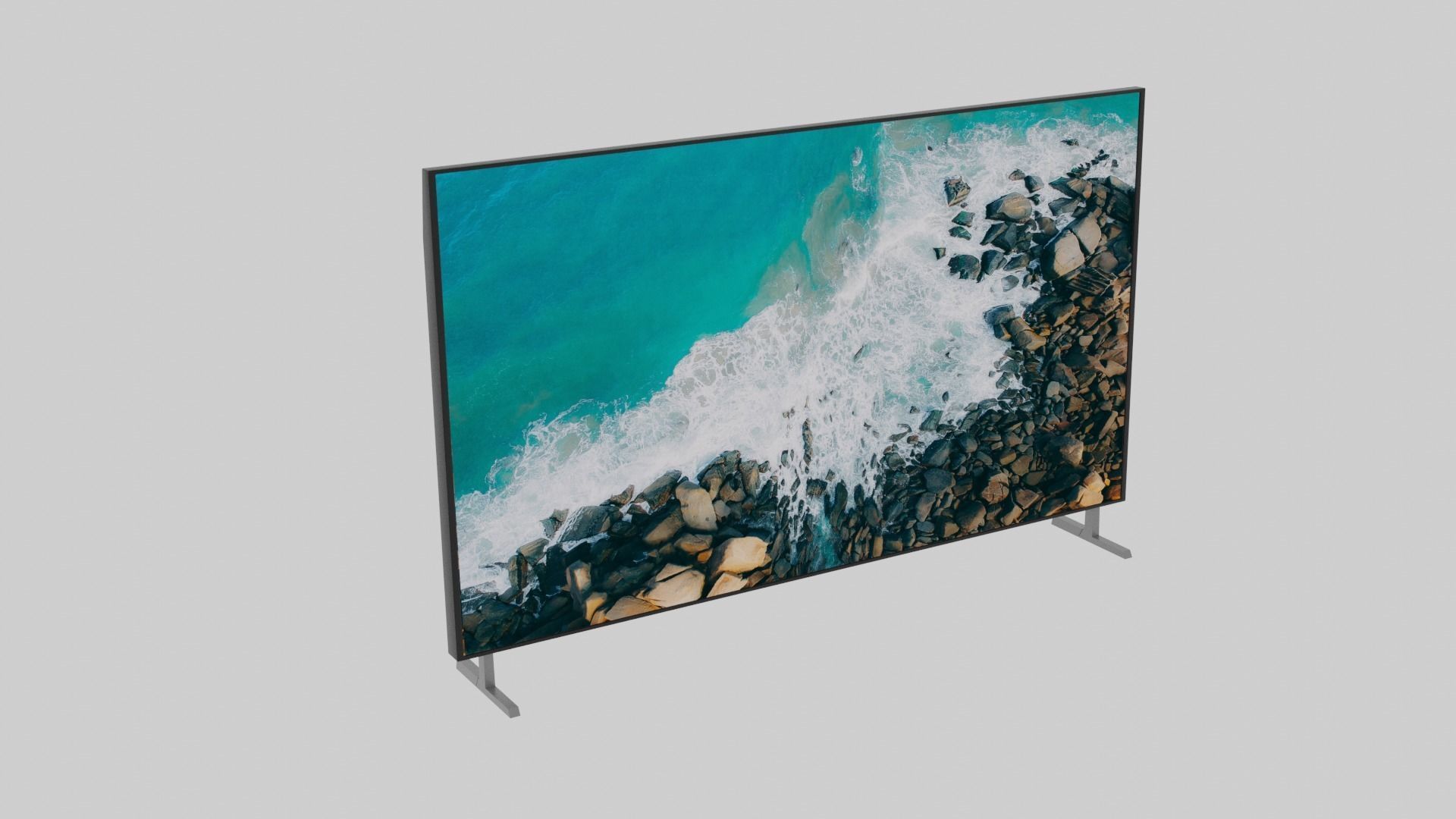Smart Television 3D model_1