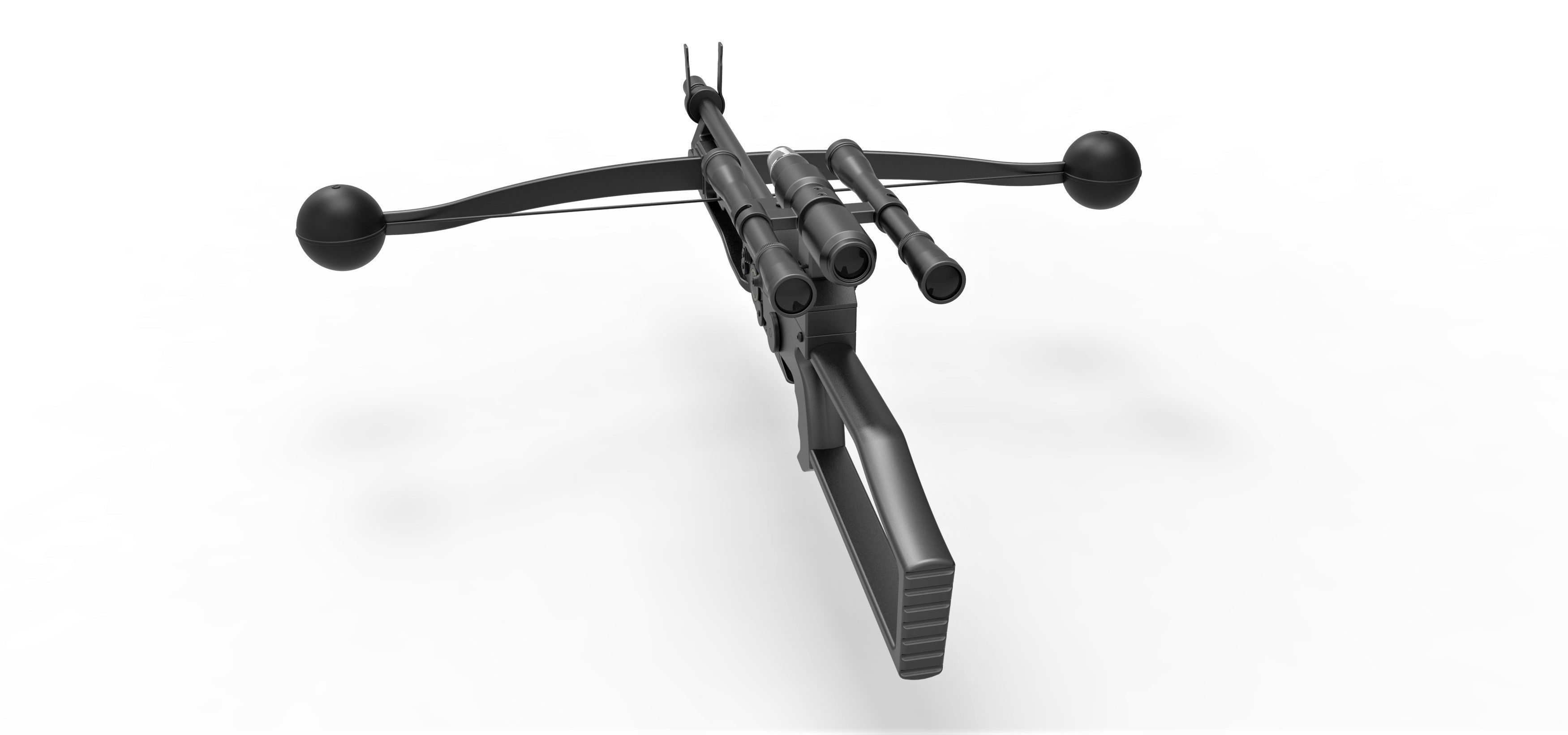 Chewbacca bowcaster from Star Wars The Force Awakens 2015 3D model_11