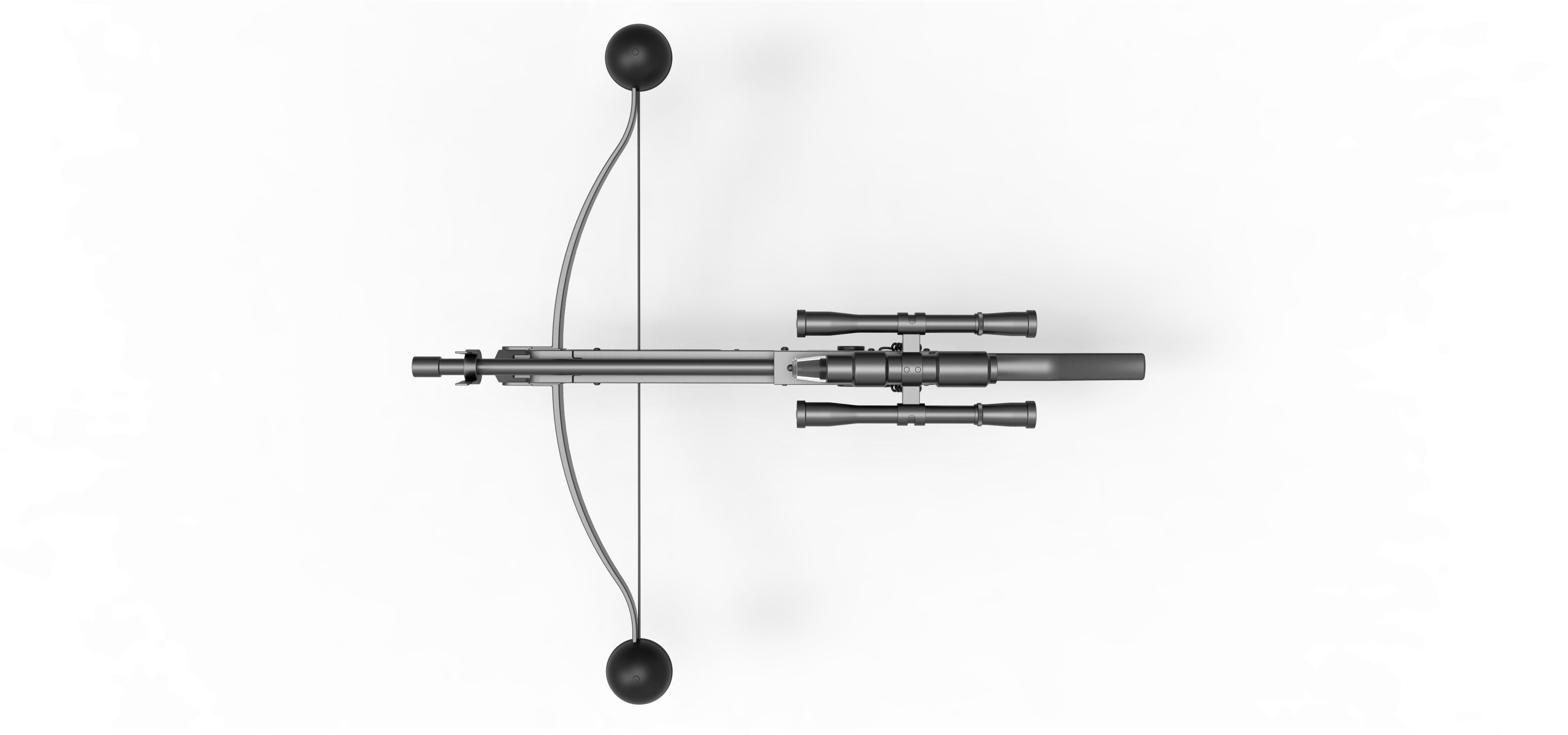Chewbacca bowcaster from Star Wars The Force Awakens 2015 3D model_8