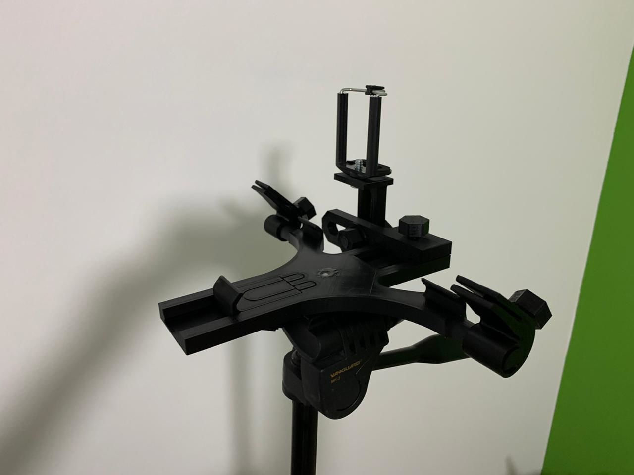 Teleprompter tripod with tablet 3D print model_18