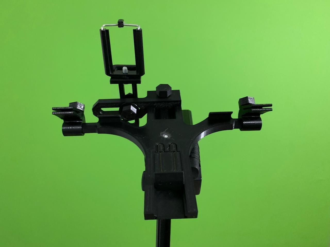 Teleprompter tripod with tablet 3D print model_8