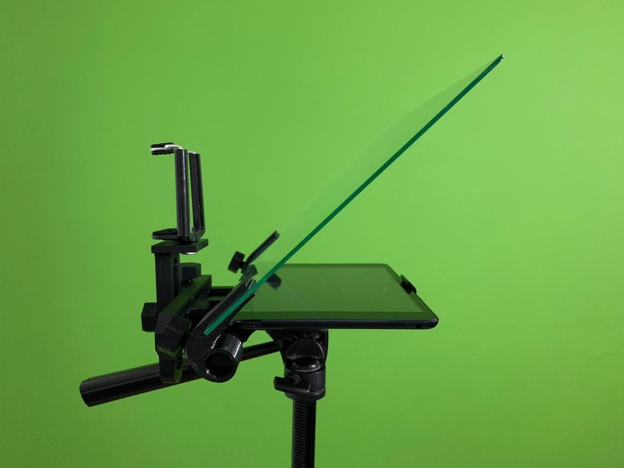Teleprompter tripod with tablet 3D print model_1