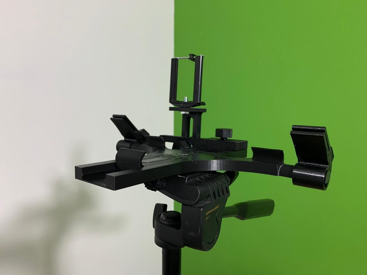 Teleprompter tripod with tablet 3D print model_17