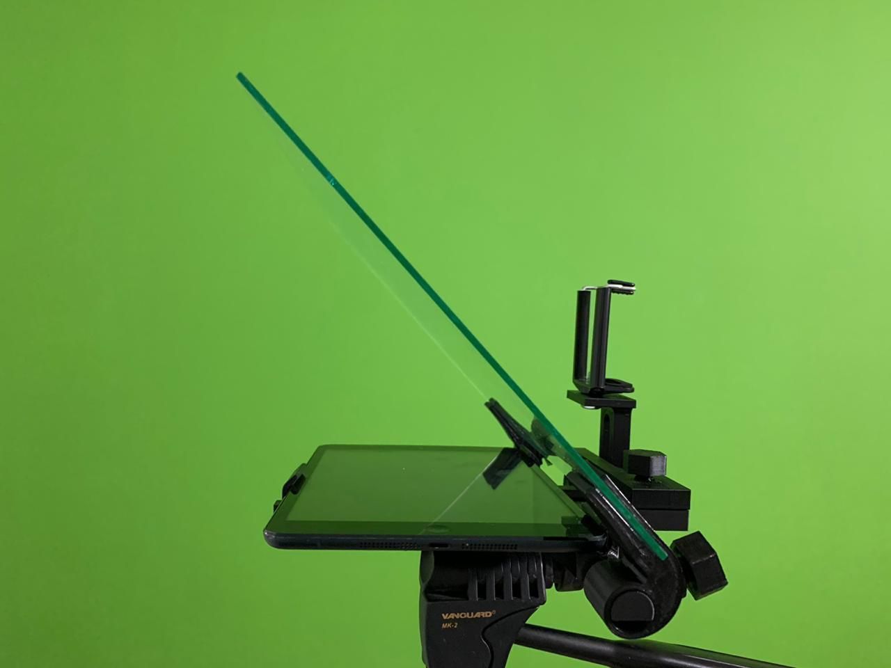 Teleprompter tripod with tablet 3D print model_4