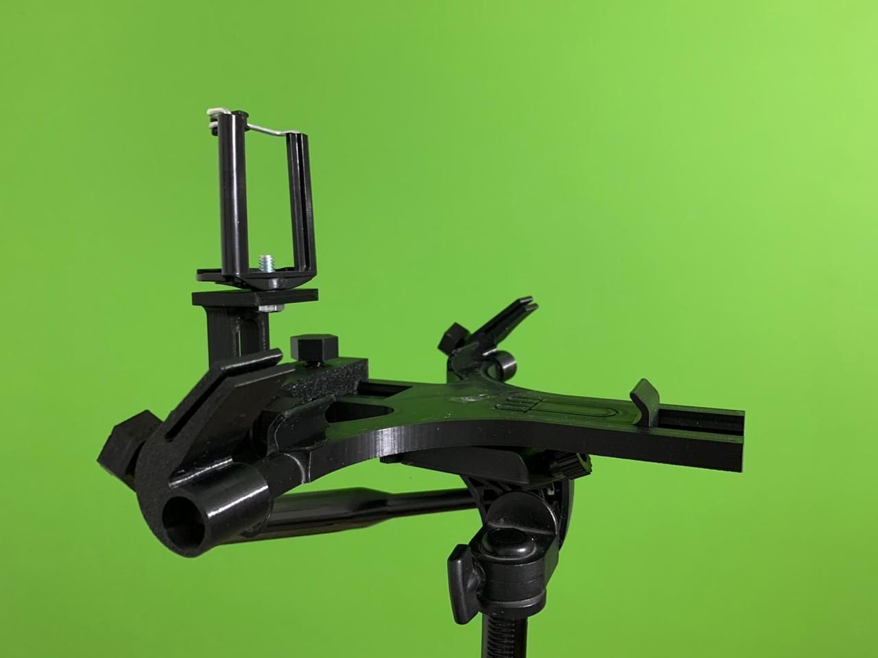 Teleprompter tripod with tablet 3D print model_15