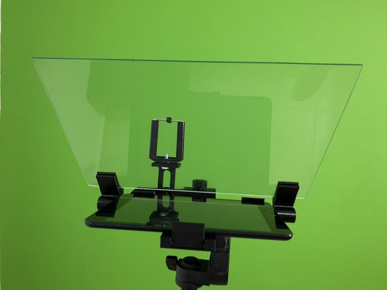 Teleprompter tripod with tablet 3D print model_5