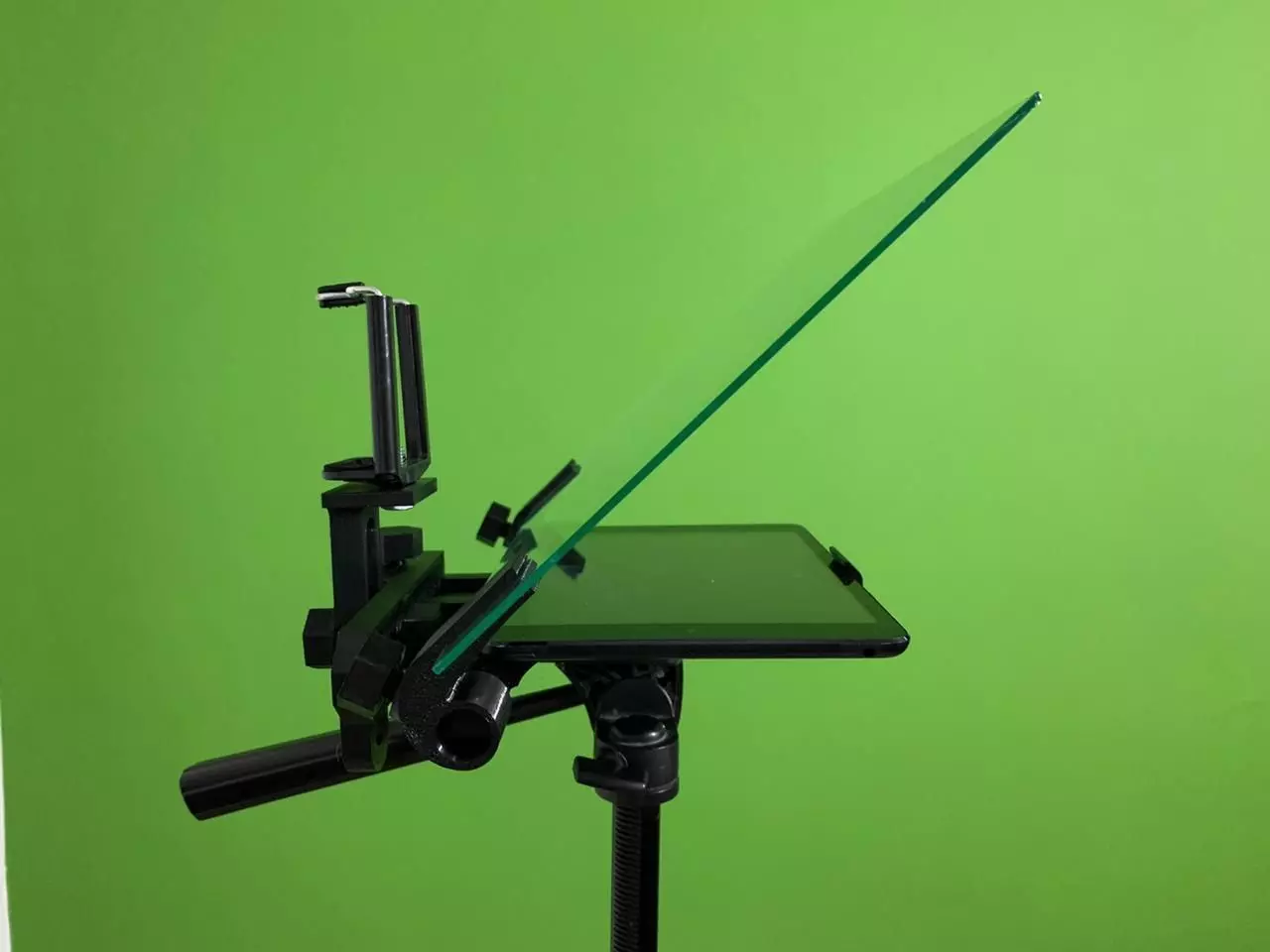 Teleprompter tripod with tablet 3D print model_0