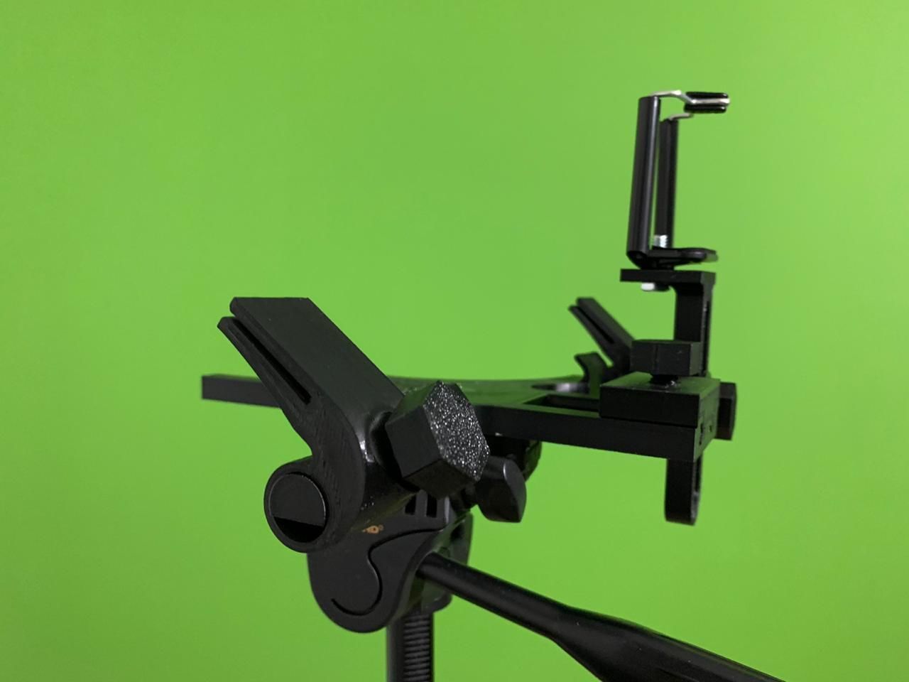 Teleprompter tripod with tablet 3D print model_12