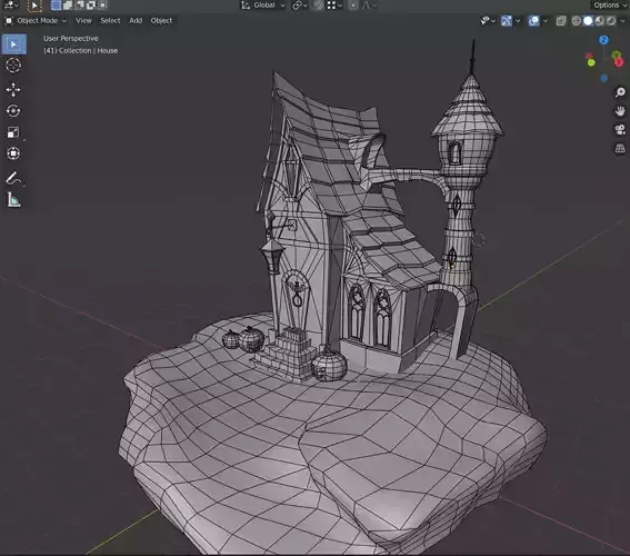 Stylized house 