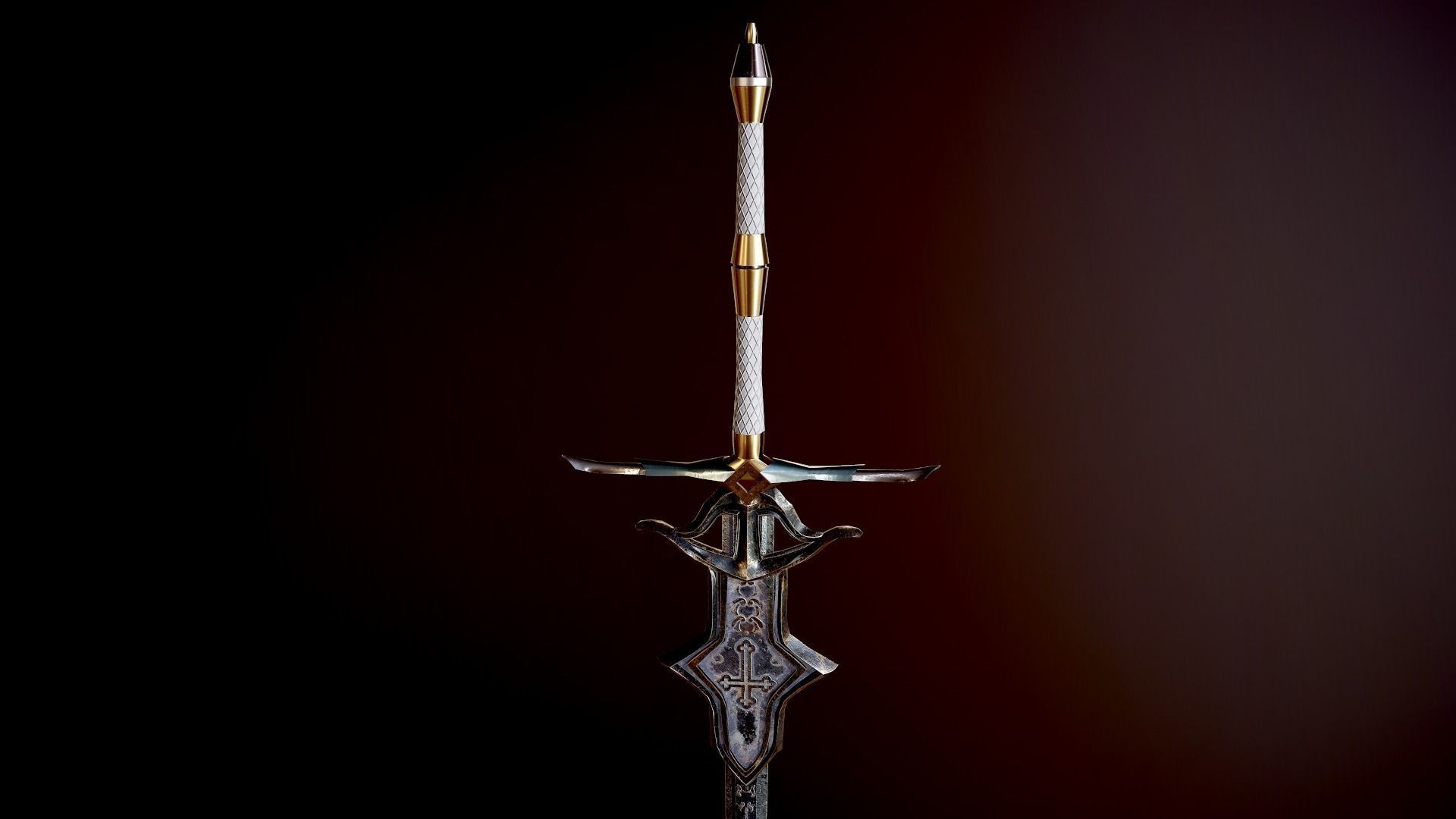 Royal guardian Low-poly 3D model_7