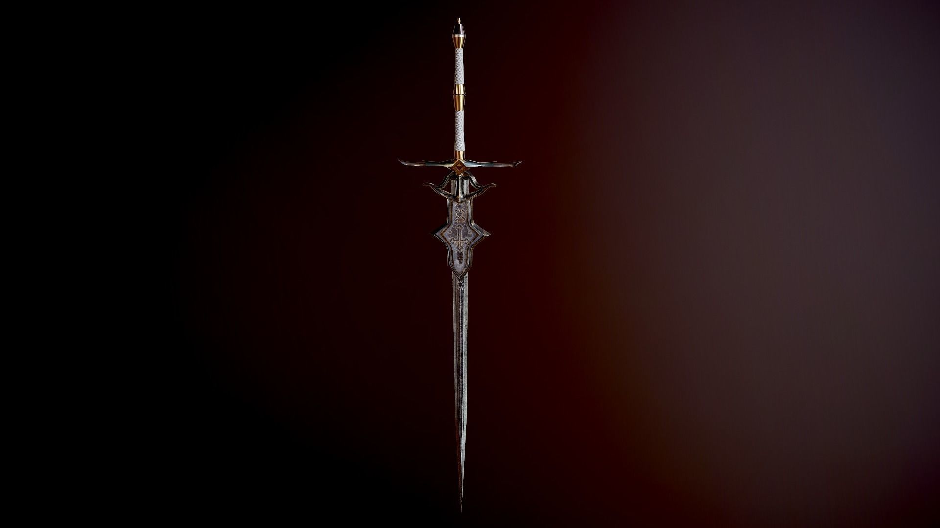 Royal guardian Low-poly 3D model_8