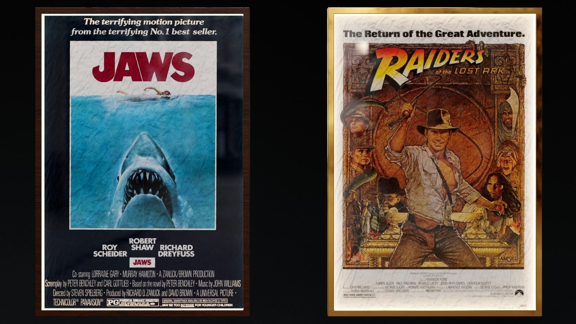 Classic Movies Poster Displays 3D model_8