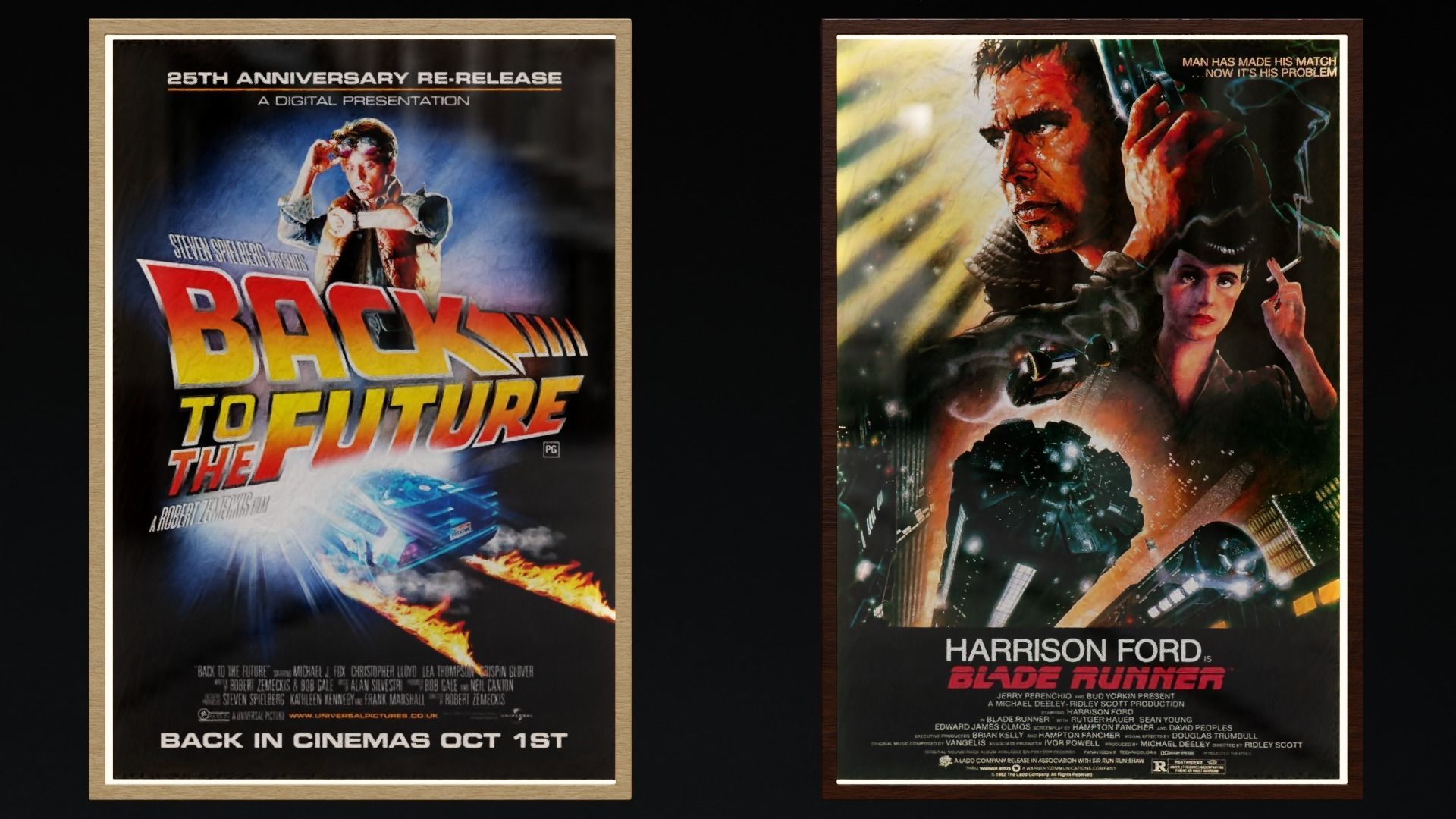 Classic Movies Poster Displays 3D model_5