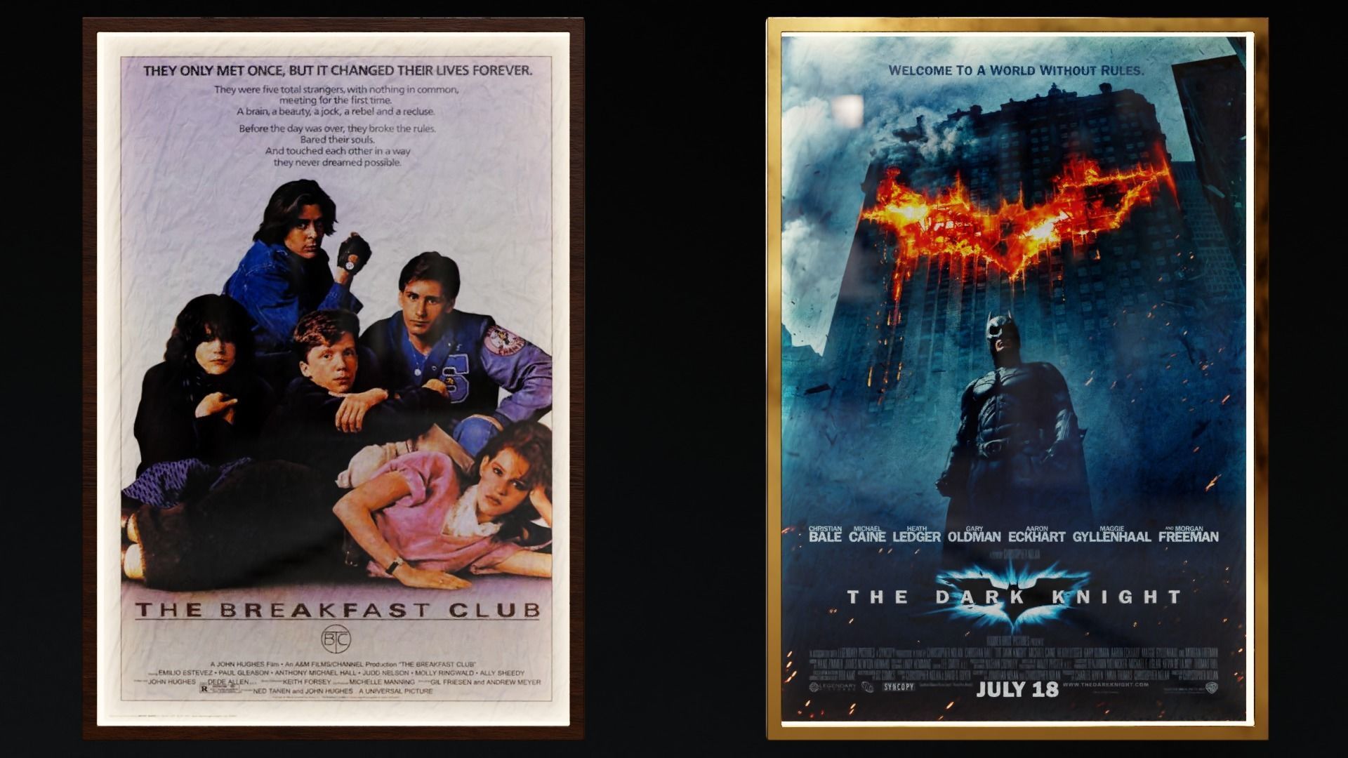 Classic Movies Poster Displays 3D model_6