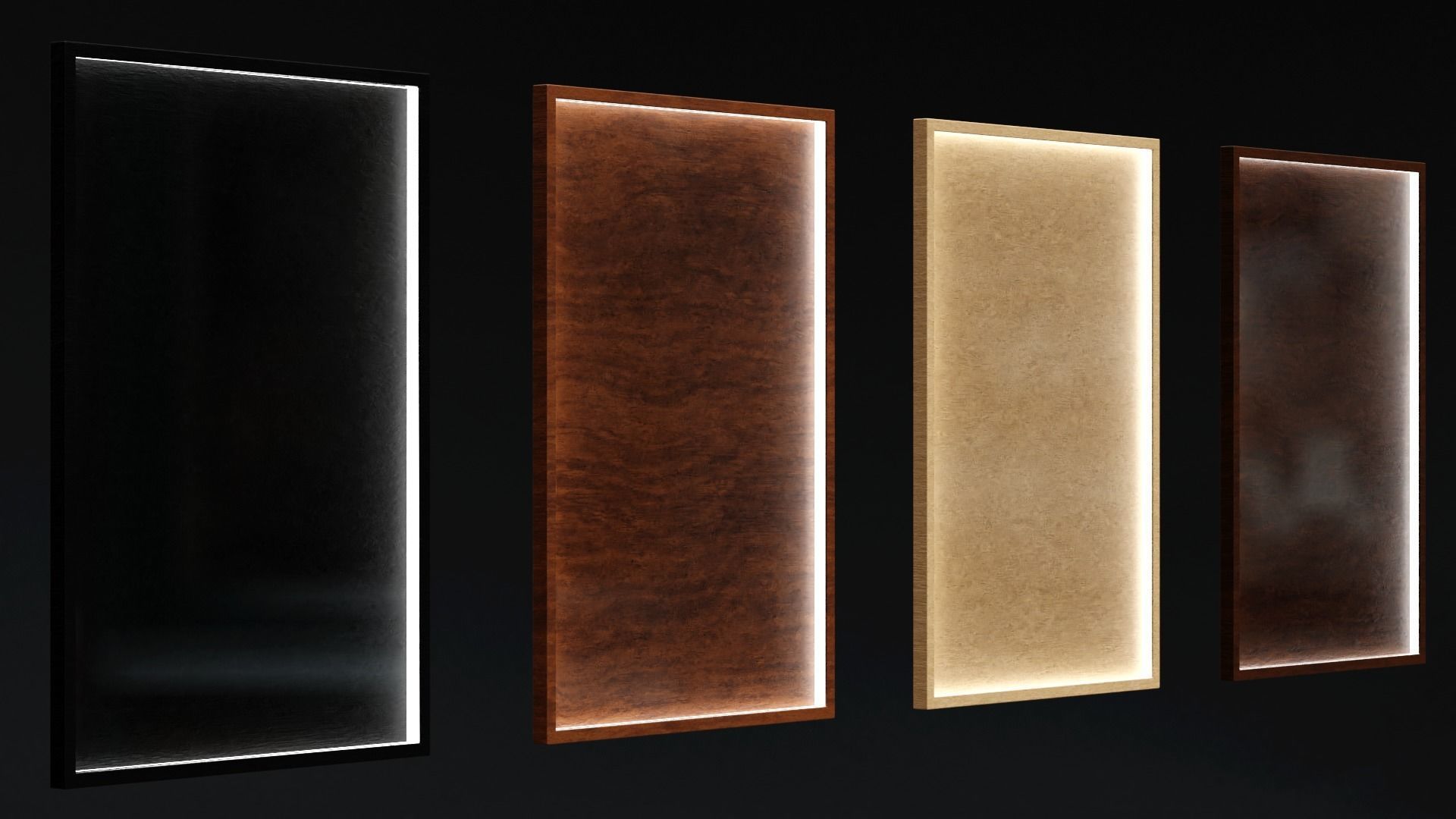 Classic Movies Poster Displays 3D model_16
