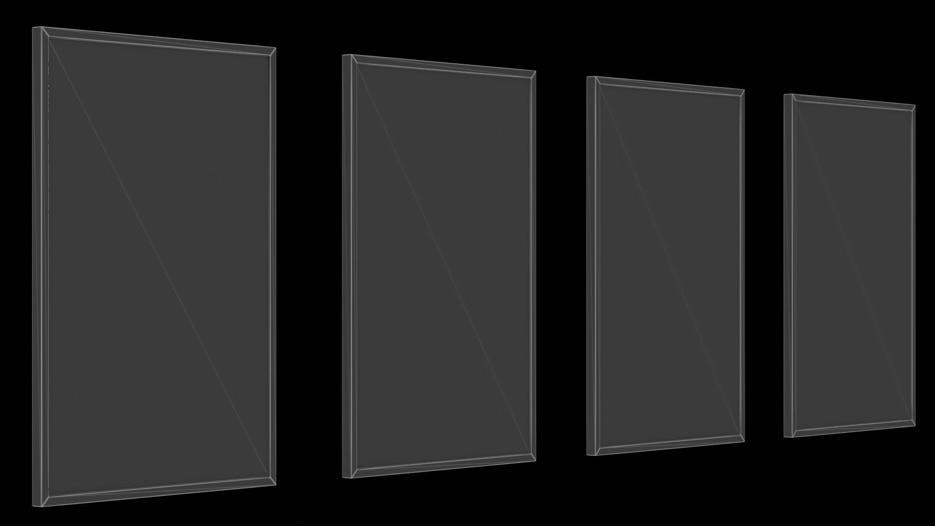 Classic Movies Poster Displays 3D model_17