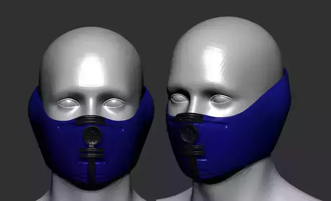 gas mask sculpt