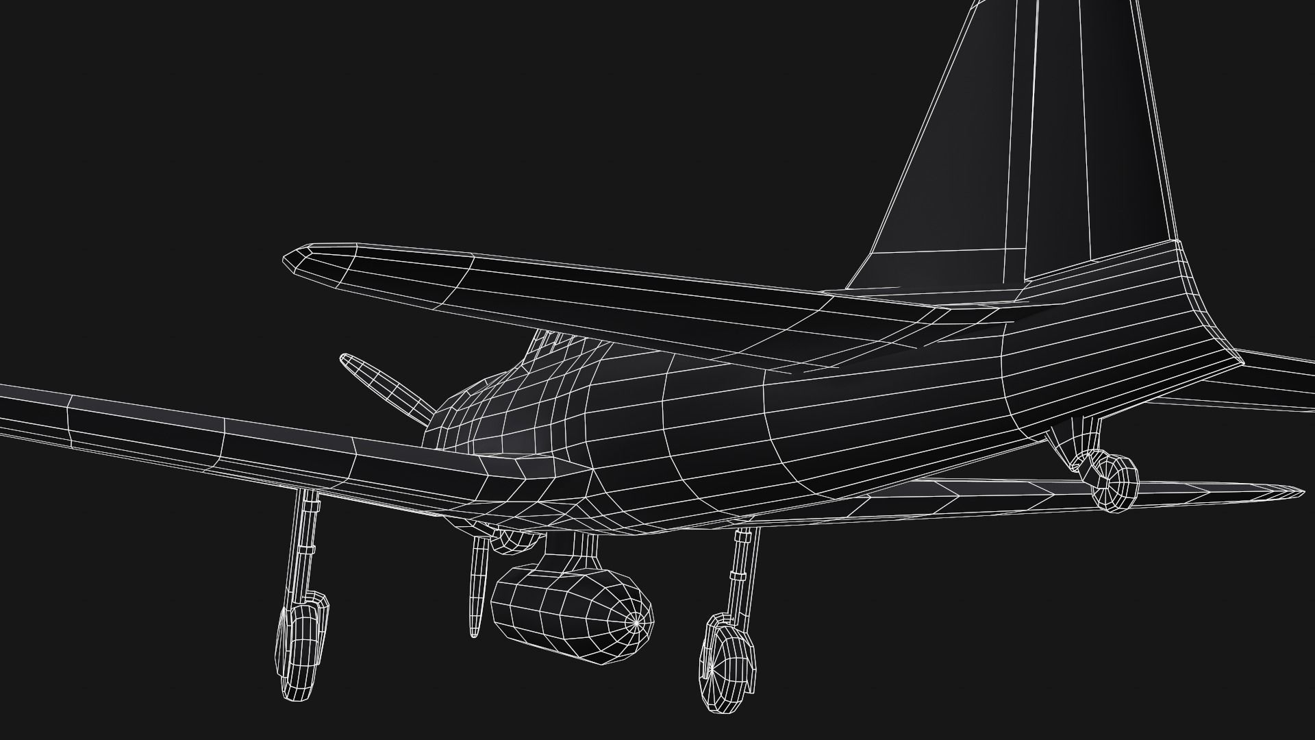 Mitsubishi A6M Zero Low-poly 3D model_15