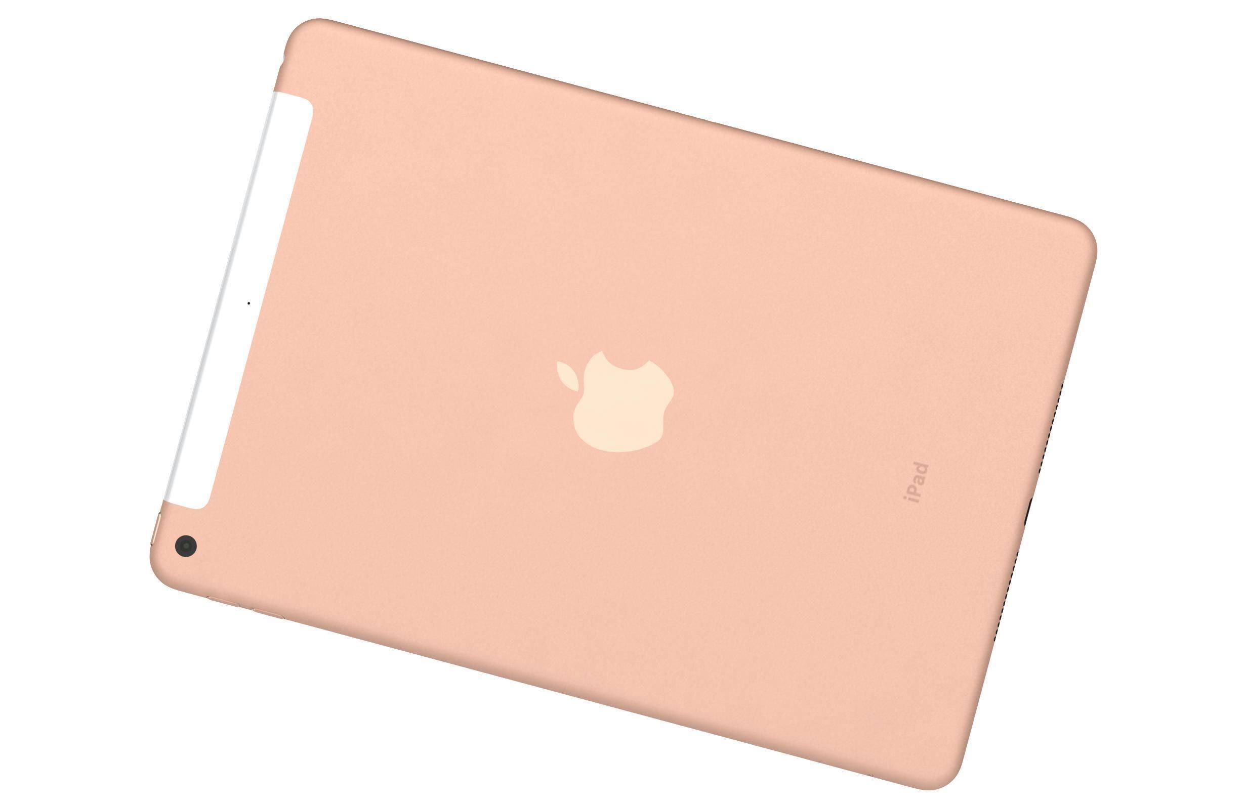 Apple iPad 8 10 2 2020 WiFi and Cellular Gold 3D model_6