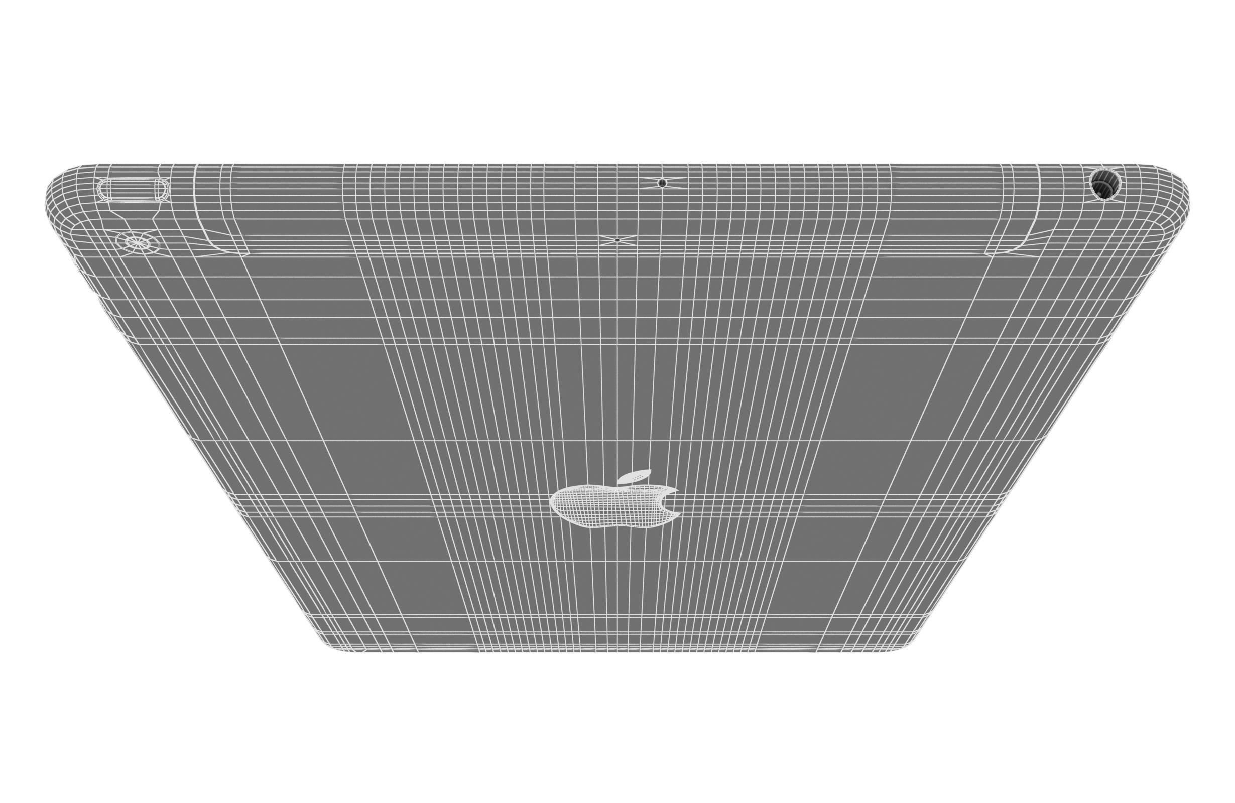 Apple iPad 8 10 2 2020 WiFi and Cellular Silver 3D model_24