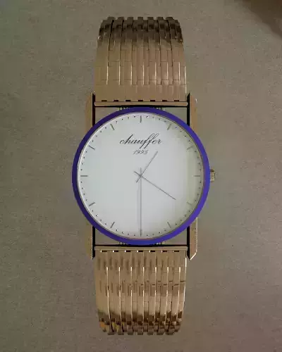Photorealistic watch model 3D model