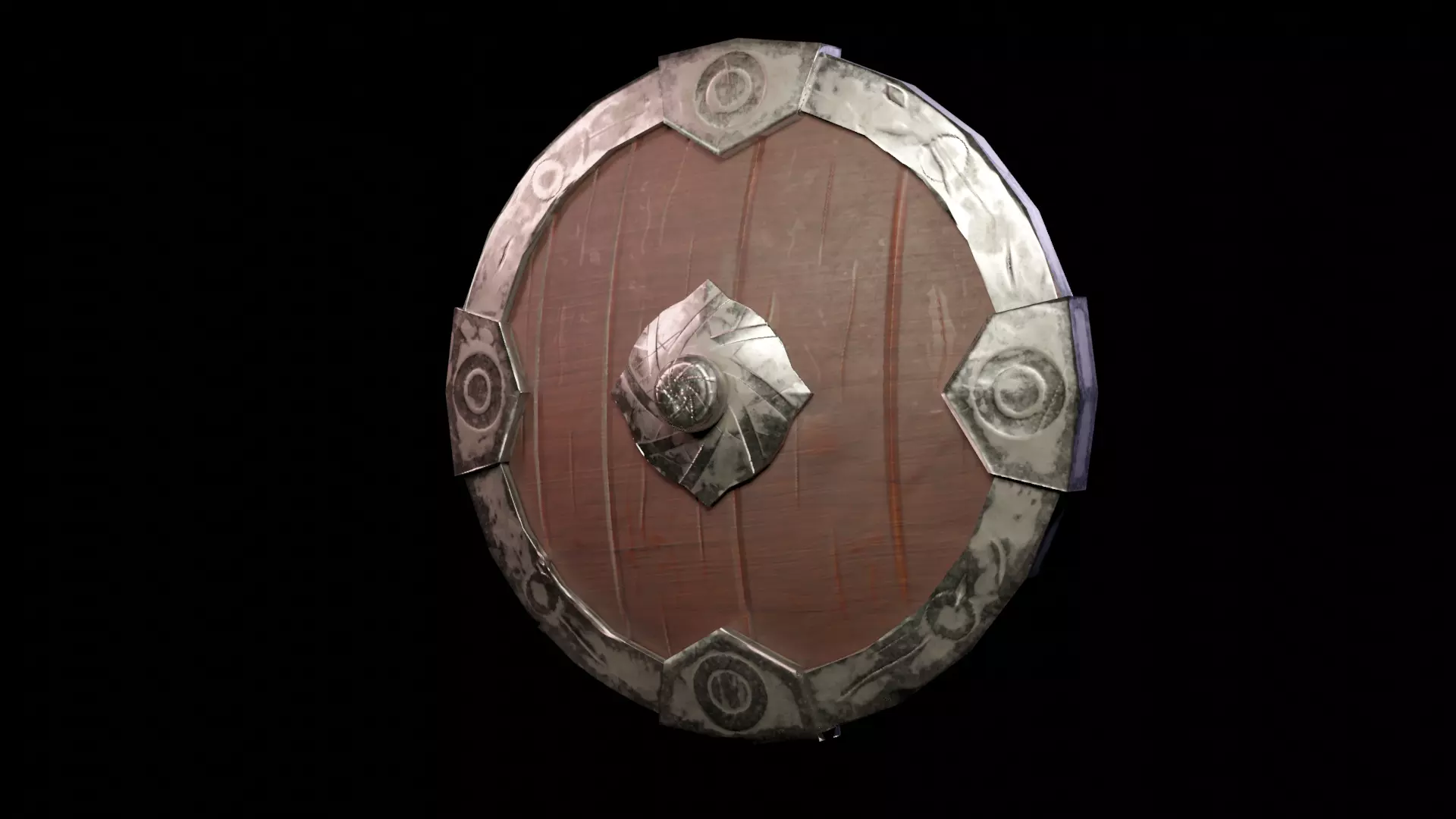 Shield Free low-poly 3D model