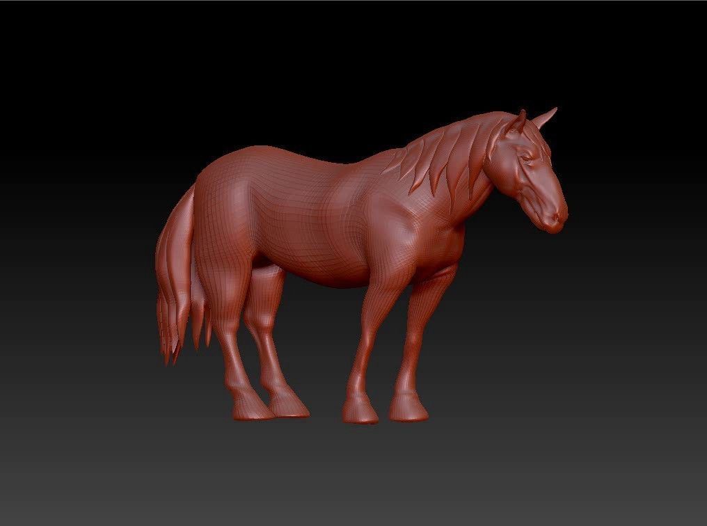 horse figurines statue
