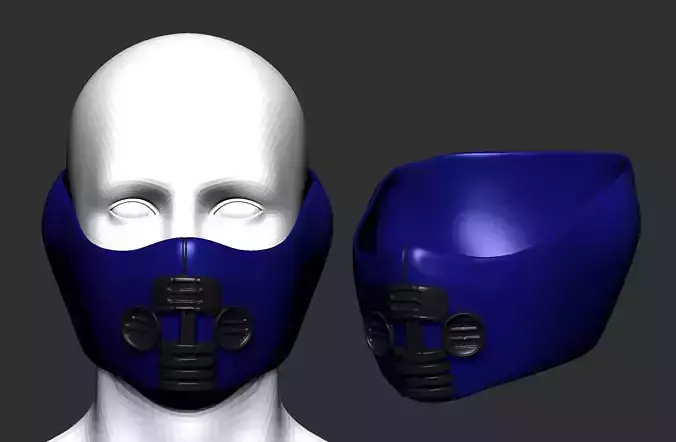 helmet high poly sculpt 3d printable 3D model